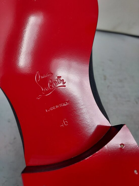 Christian Louboutin Black Boabi Leather Chelsea Boot main image 4